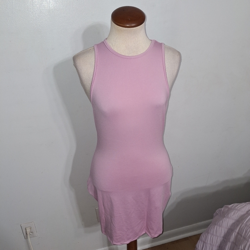 SHEIN / Pretty In Pink - Fitted Sleeveless Mini Dress- W Sz Medium- 6